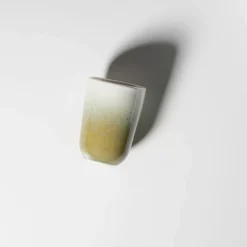 Kaffeebecher-Set, Steinzeug Flussufer blau, grün, weiß