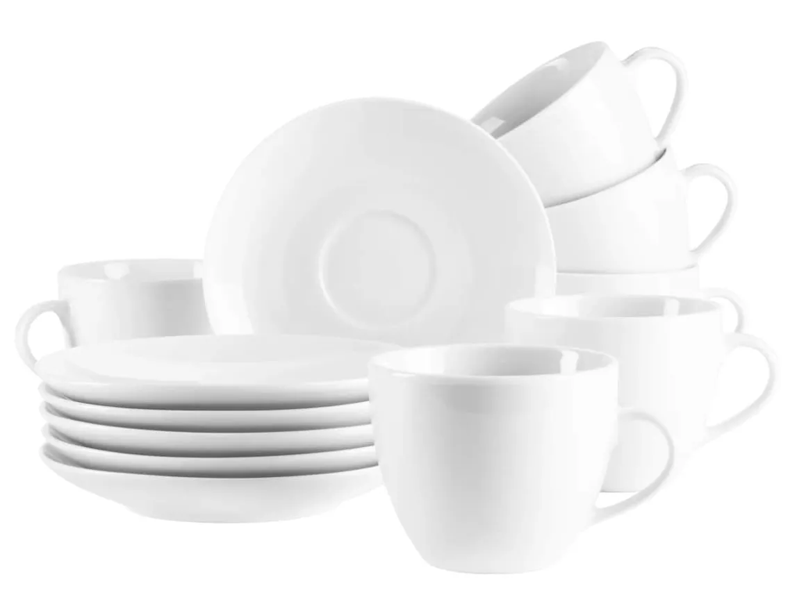 Kaffeetassen Set, Porzellan Barca