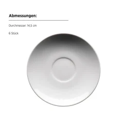 Kaffeetassen Set, Porzellan Barca