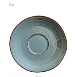 Kaffeetassenset, Keramik Nottingham Beige