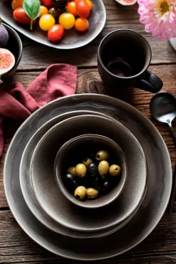 Kaffeetassen-Set, Keramik Niara Organic 4 x Kaffeetasse, 4 x Untertasse