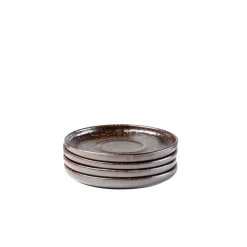 Kaffeeuntertassen-Set, Steinzeug Glockenklang