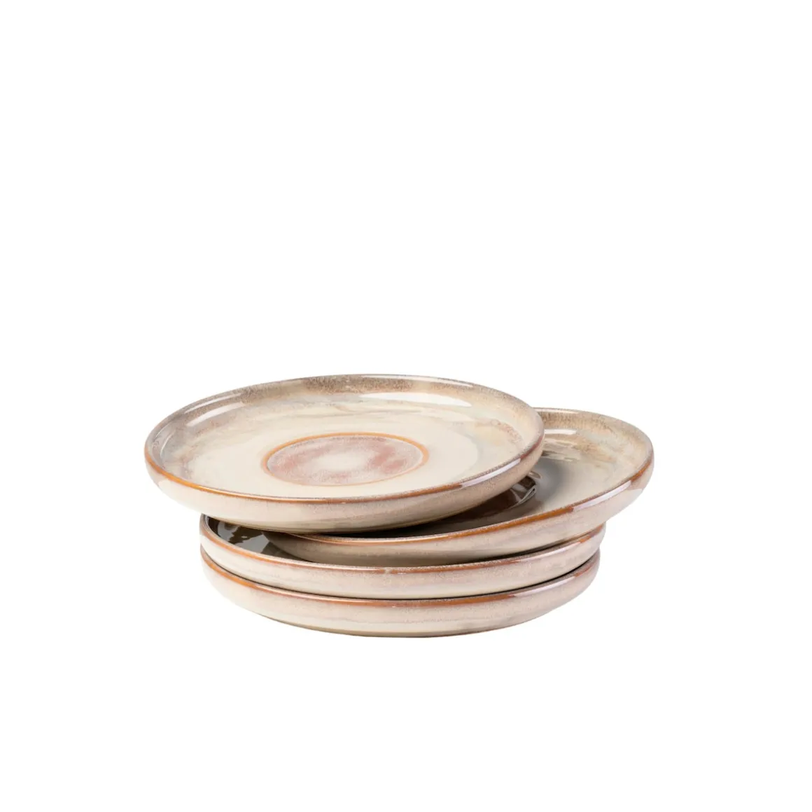 Kaffeeuntertassen-Set, Steinzeug Nebelwald