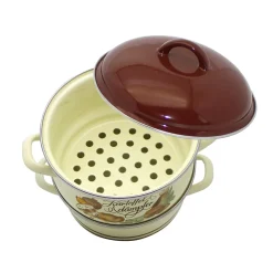 Kartoffeldämpfer emailliert, 1,8 l