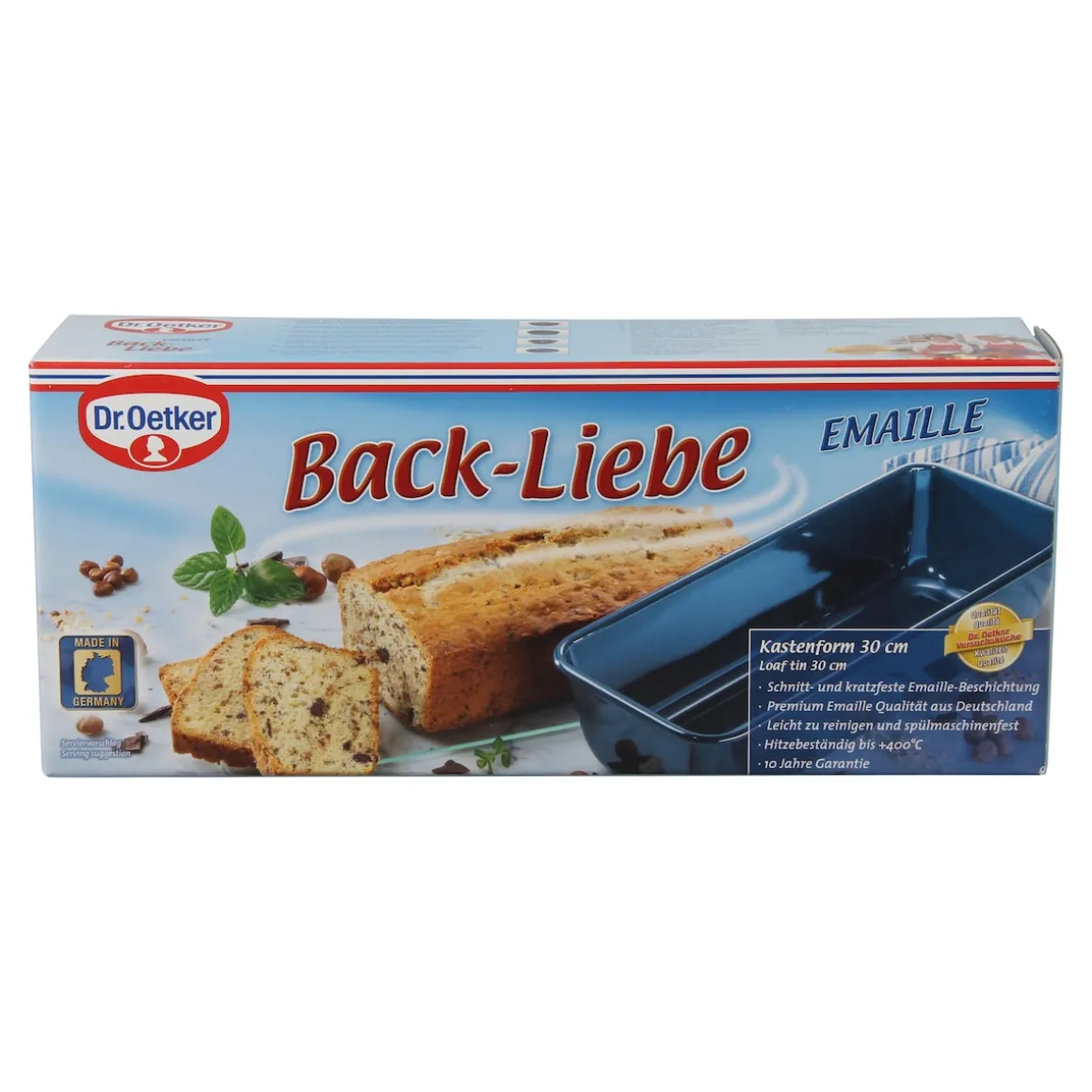 Kastenform Emaille 30 cm
