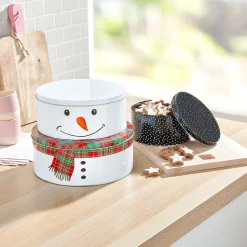 Keksdosen-Set „Schneemann“, 3-teilig
