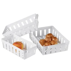 Kühlschrank-Korbset, 3 Stück