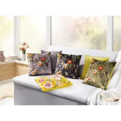 Kissenhülle "Samtoptik" grün