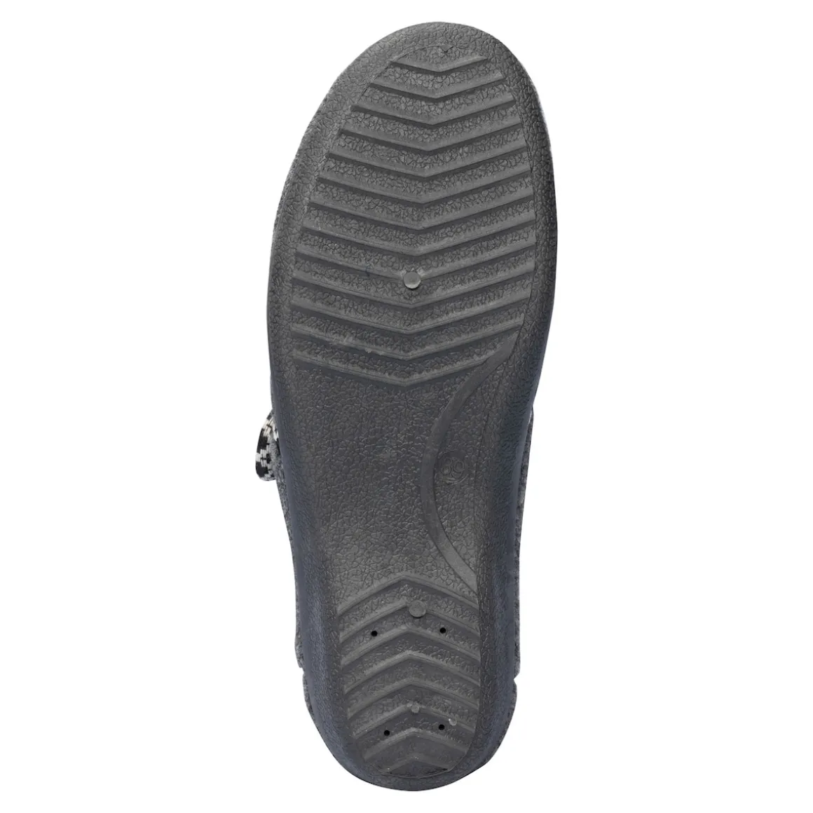 Klett-Hausschuh "Claudia" mit Wolle grau