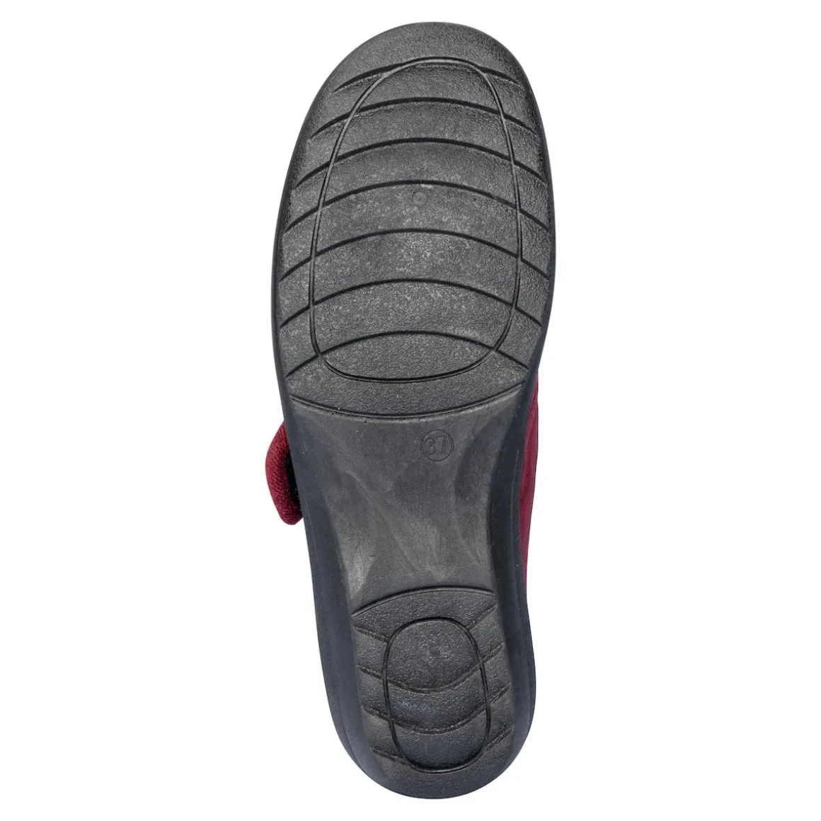 Kletthausschuh „Elegant“ bordeaux