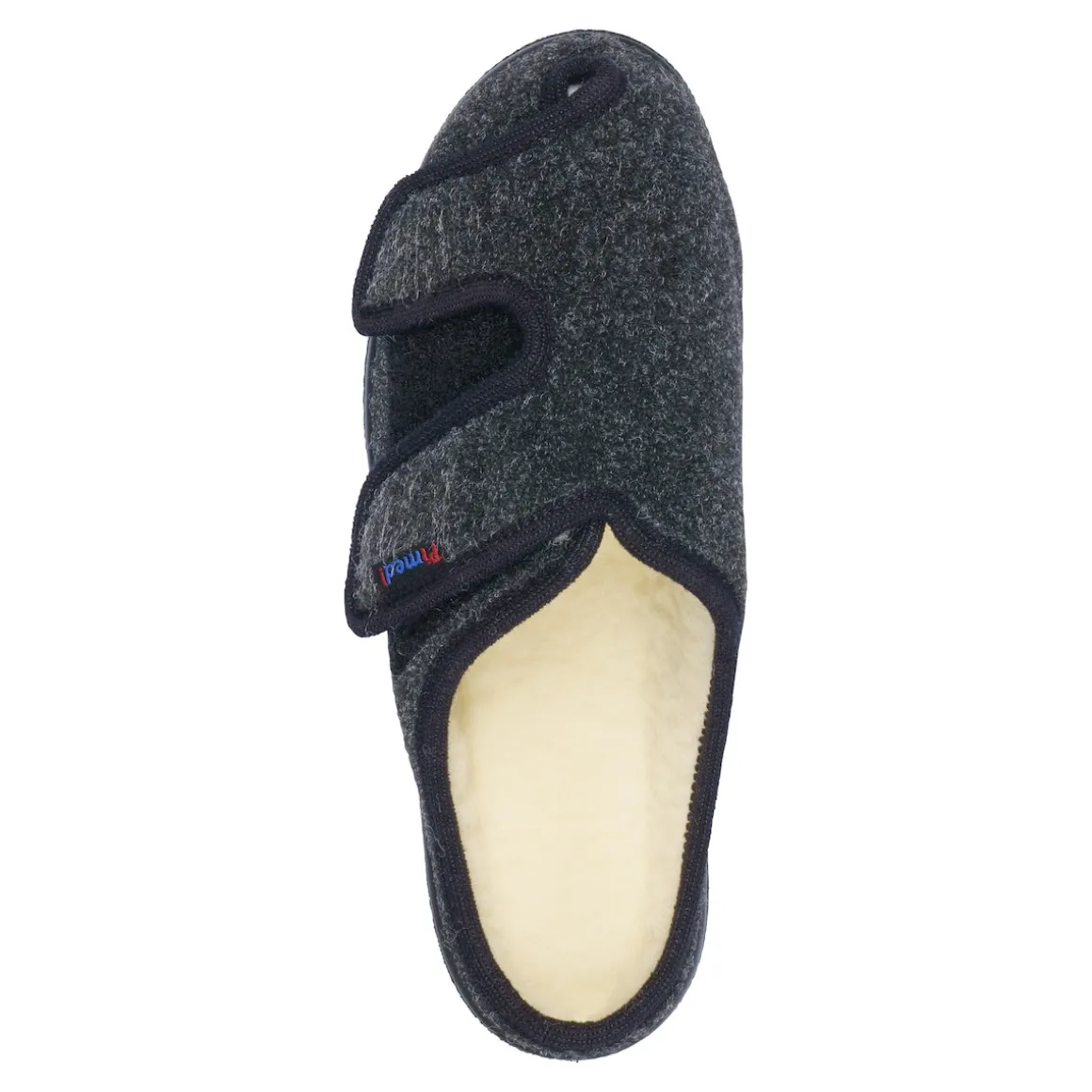 Klettpantoffel mit Schurwolle