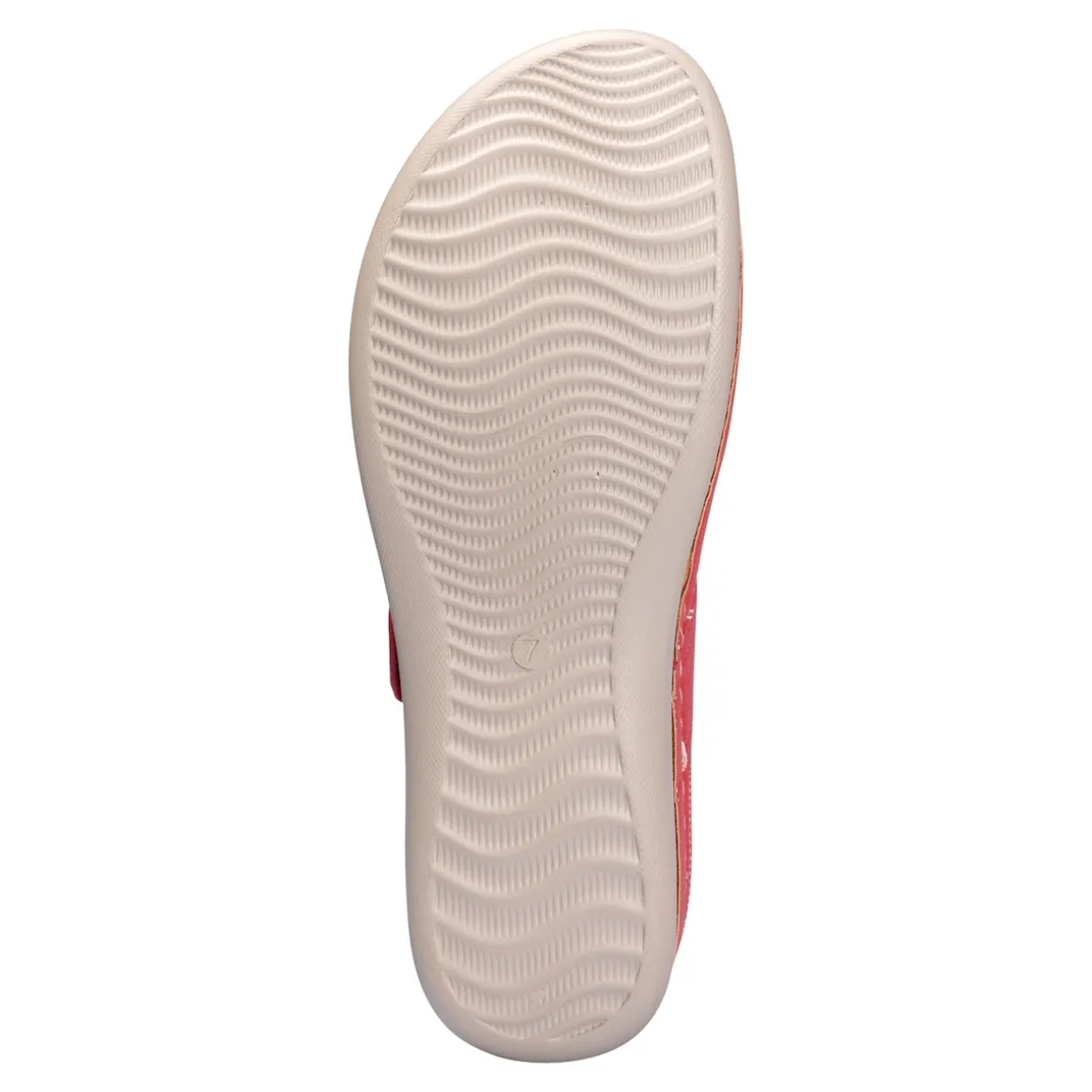 Klettpantolette „Annette" rot