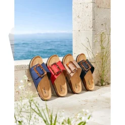 Klett-Pantolette „Miriam“ blau