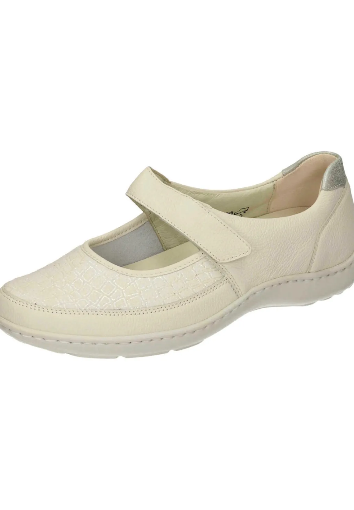 Klettschuhe beige