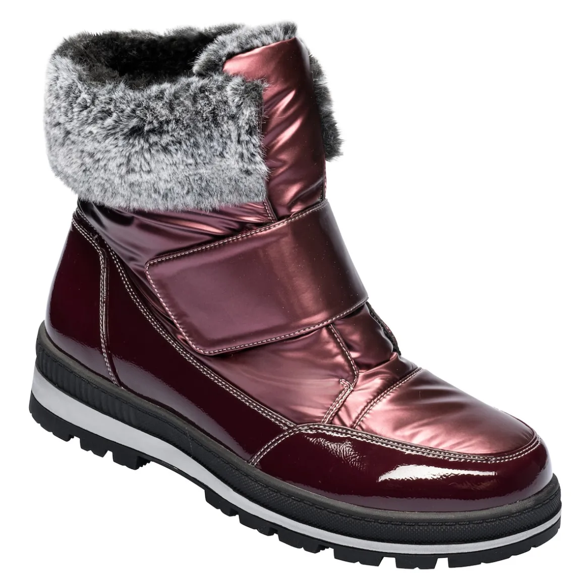 Klettstiefel „Leonita“ bordeaux