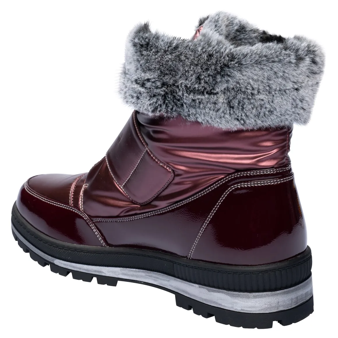 Klettstiefel „Leonita“ bordeaux