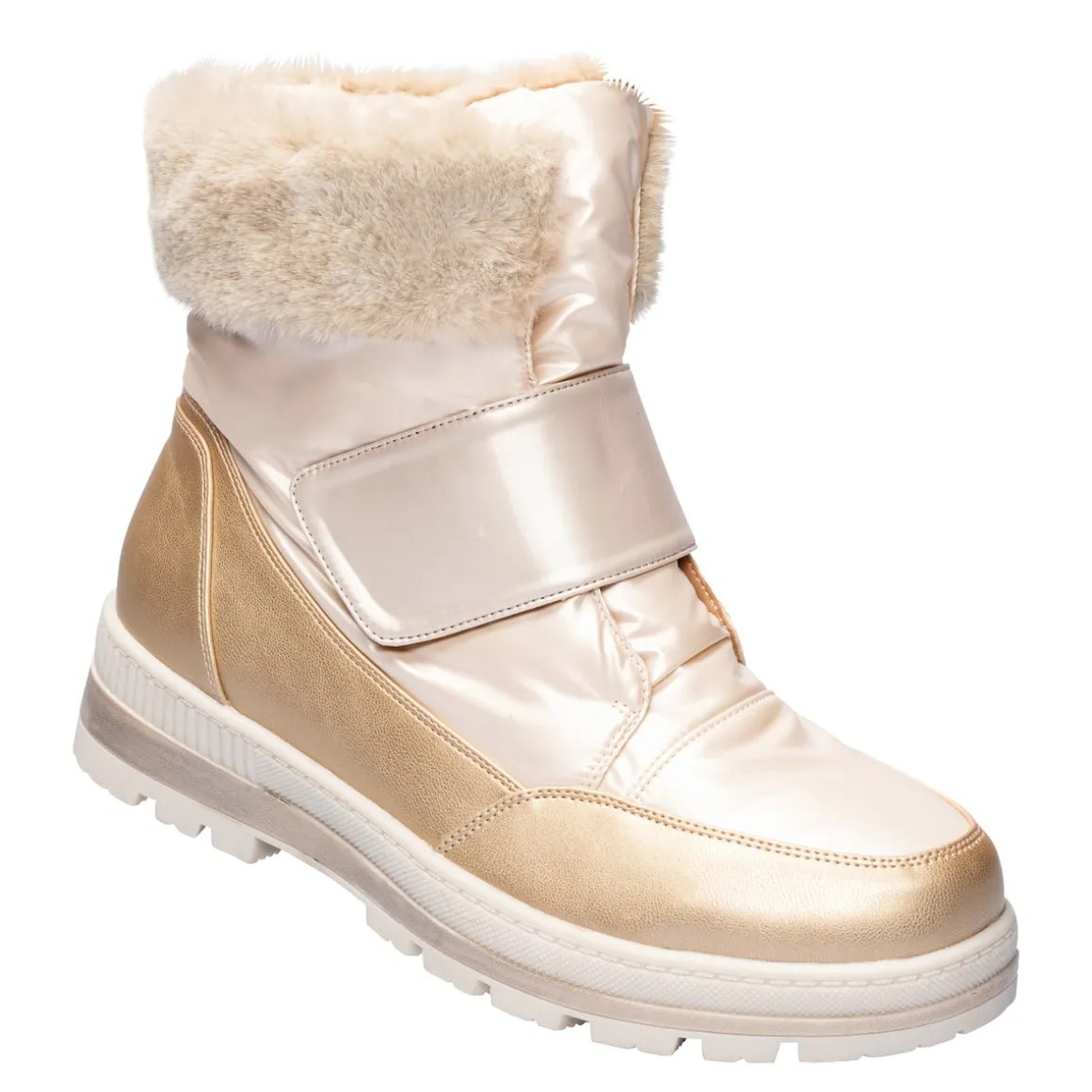 Klettstiefel „Leonita“ gold