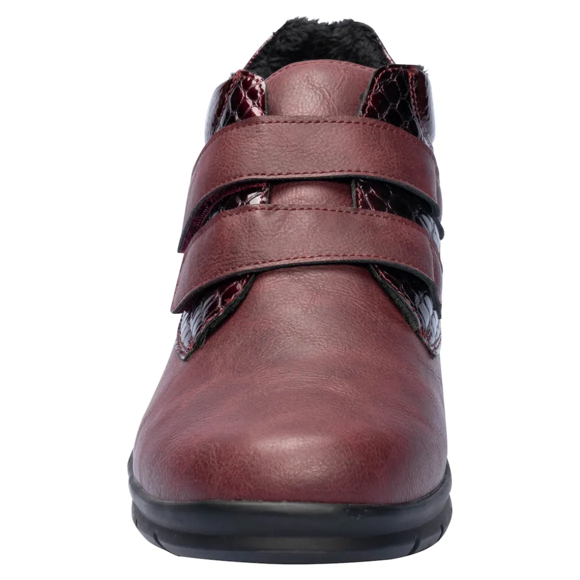 Klett-Stiefelette „Helga“ bordeaux