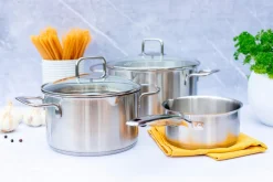 Kochtopf, Edelstahl Sanvito 1 x Topf, 1 x Deckel