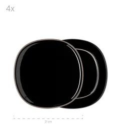 Kombiservice, Keramik Isora Schwarz