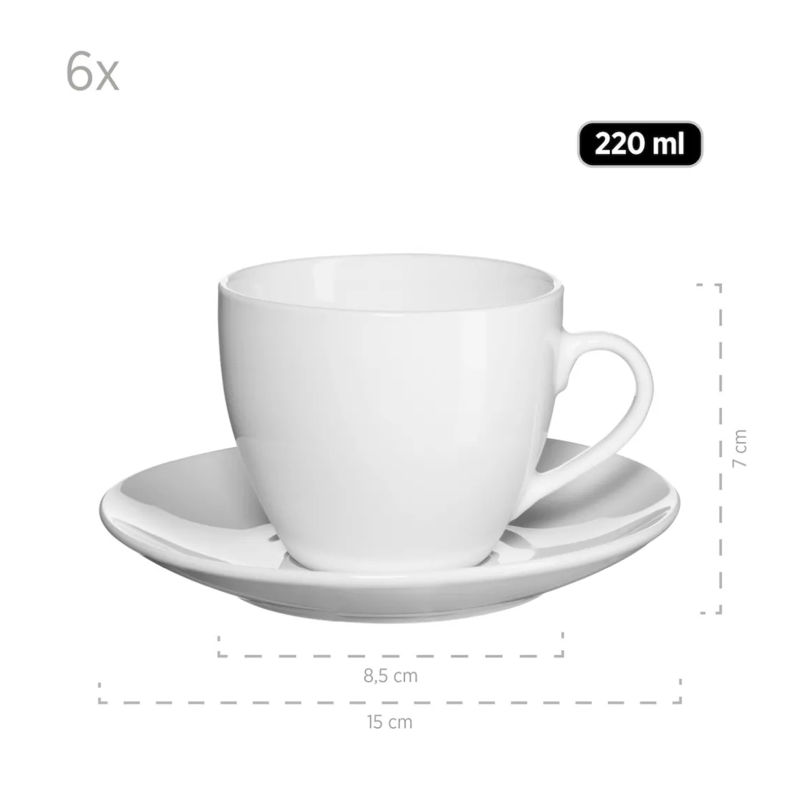 Kombiservice, Porzellan ALESIA