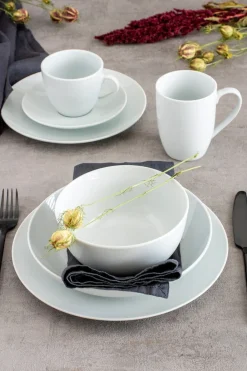 Kombiservice, Porzellan BARCA 6 x Speiseteller, 6 x Suppenteller, 6 x Dessertteller, 6 x Kaffeetasse, 6 Kaffeeuntertasse