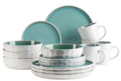 Kombiservice, Steinzeug Elea Hellgrün