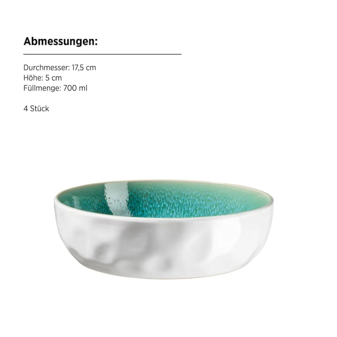 Kombiservice, Steinzeug Elea Hellgrün