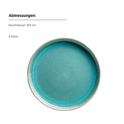 Kombiservice, Steinzeug Elea Hellgrün