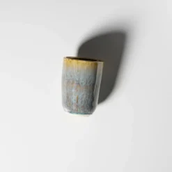 Kombiservice, Steinzeug Flussufer blau, grün, braun