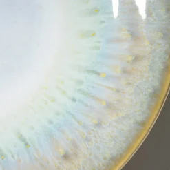 Kombiservice, Steinzeug Flussufer blau, grün, weiß