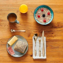 Kombiservice, Steinzeug METALLIC RIM Grau