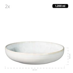 Kombiservice, Steinzeug Trad. Tiles Weiß