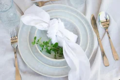 Kombiservice, Steinzeug Trad. Tiles Weiß