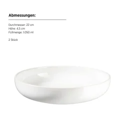 Kombiservice, Steinzeug Unico Weiß