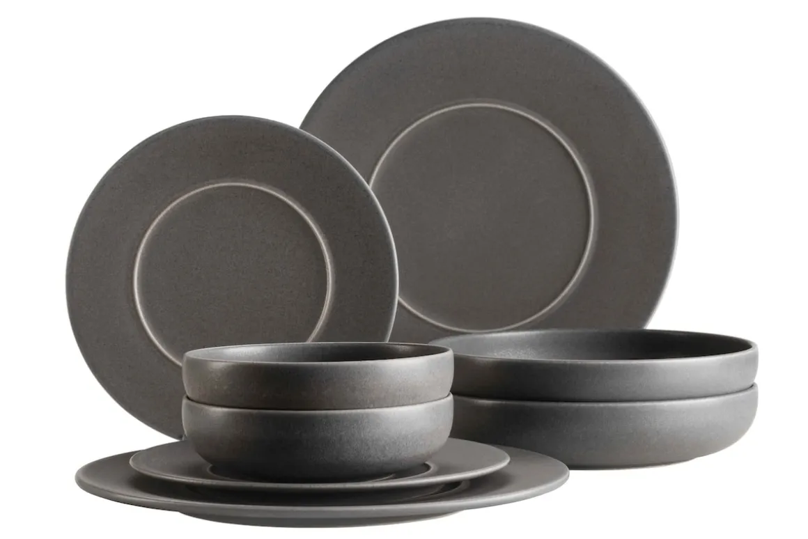 Kombiservice, Steinzeug Unico Grau
