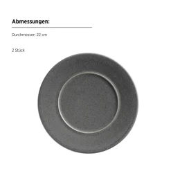 Kombiservice, Steinzeug Unico Grau