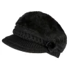 Kuschel-City-Mütze schwarz