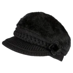 Kuschel-City-Mütze schwarz