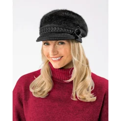 Kuschel-City-Mütze schwarz
