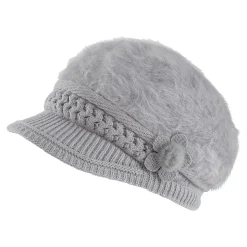 Kuschel-City-Mütze steingrau
