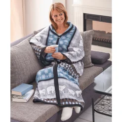 Kuscheldecke mit Ärmeln
