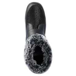 Kuschel-Klettstiefelette „Steffi“ schwarz