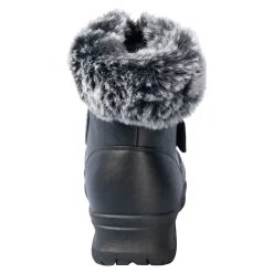 Kuschel-Klettstiefelette „Steffi“ schwarz