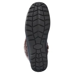 Kuschel-Klettstiefelette „Steffi“ schokobraun