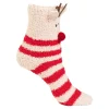 Kuschelsocken „Rentier“