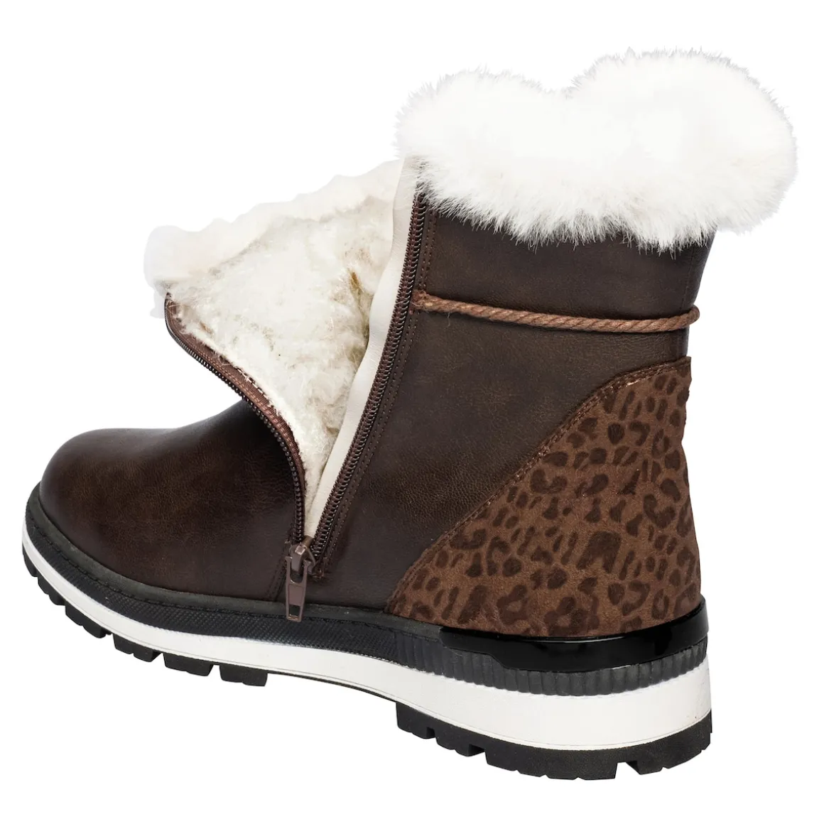 Kuschelstiefel "Katharina" mit Wolle braun