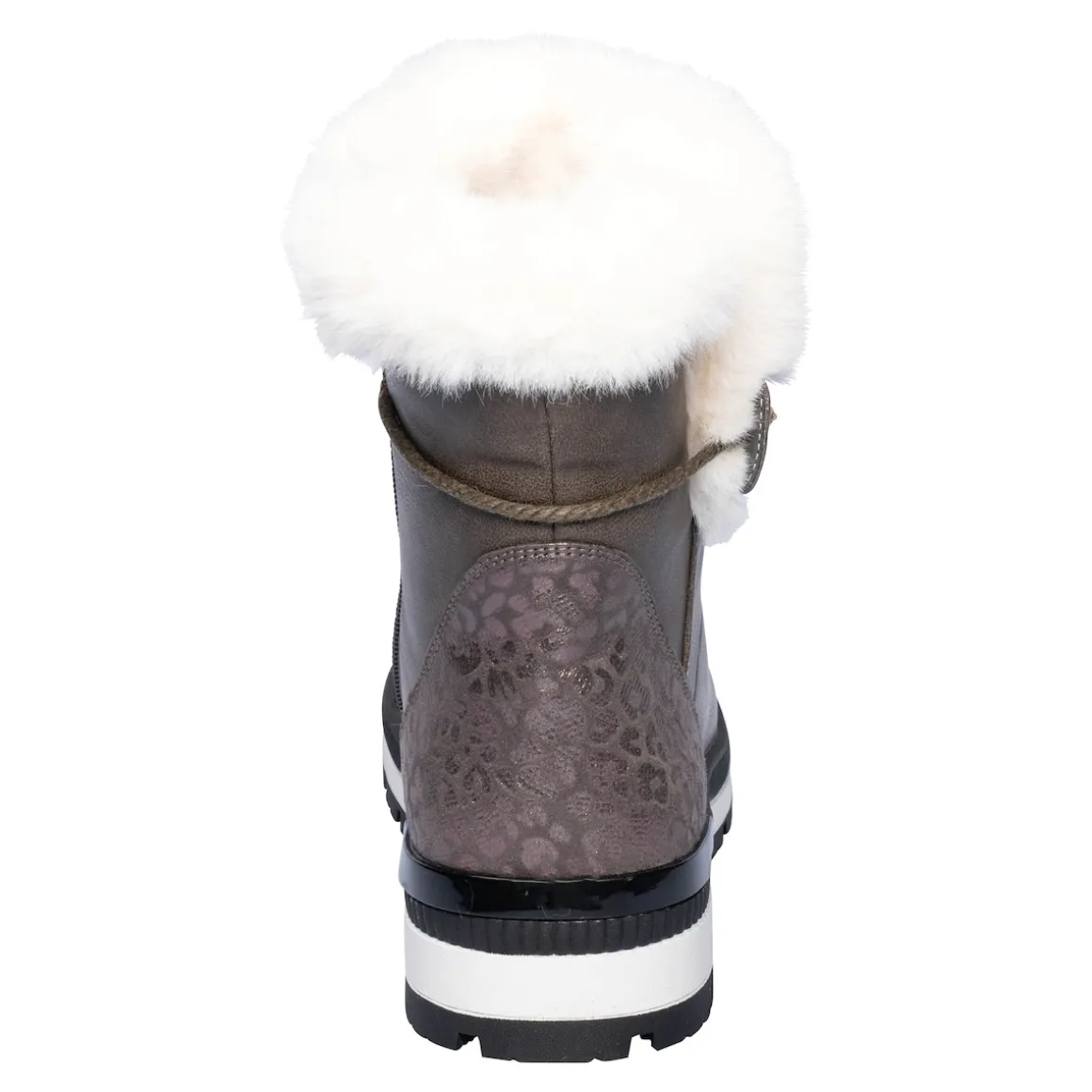 Kuschelstiefel "Katharina" mit Wolle taupe