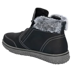 Kuschel-Stiefelette „Carmen“ schwarz