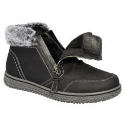 Kuschel-Stiefelette „Carmen“ schwarz